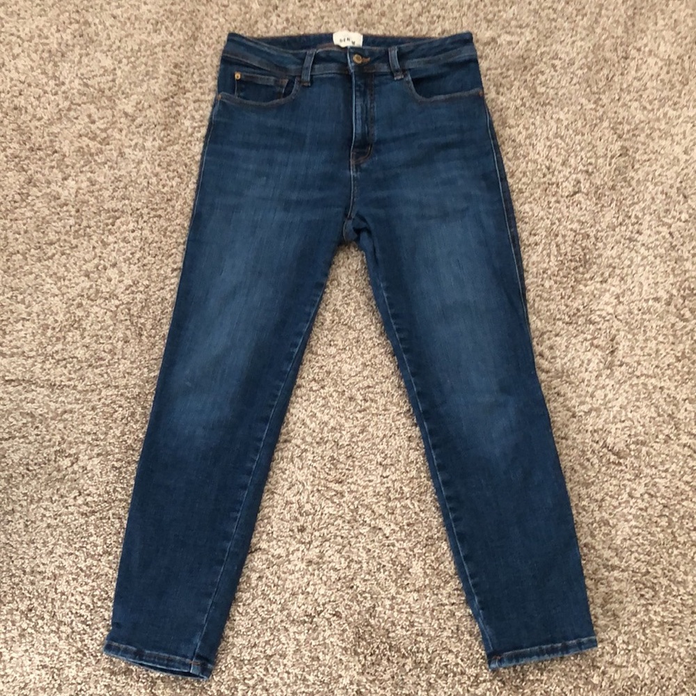 Sezane brut sexy high waisted ankle jean size 30